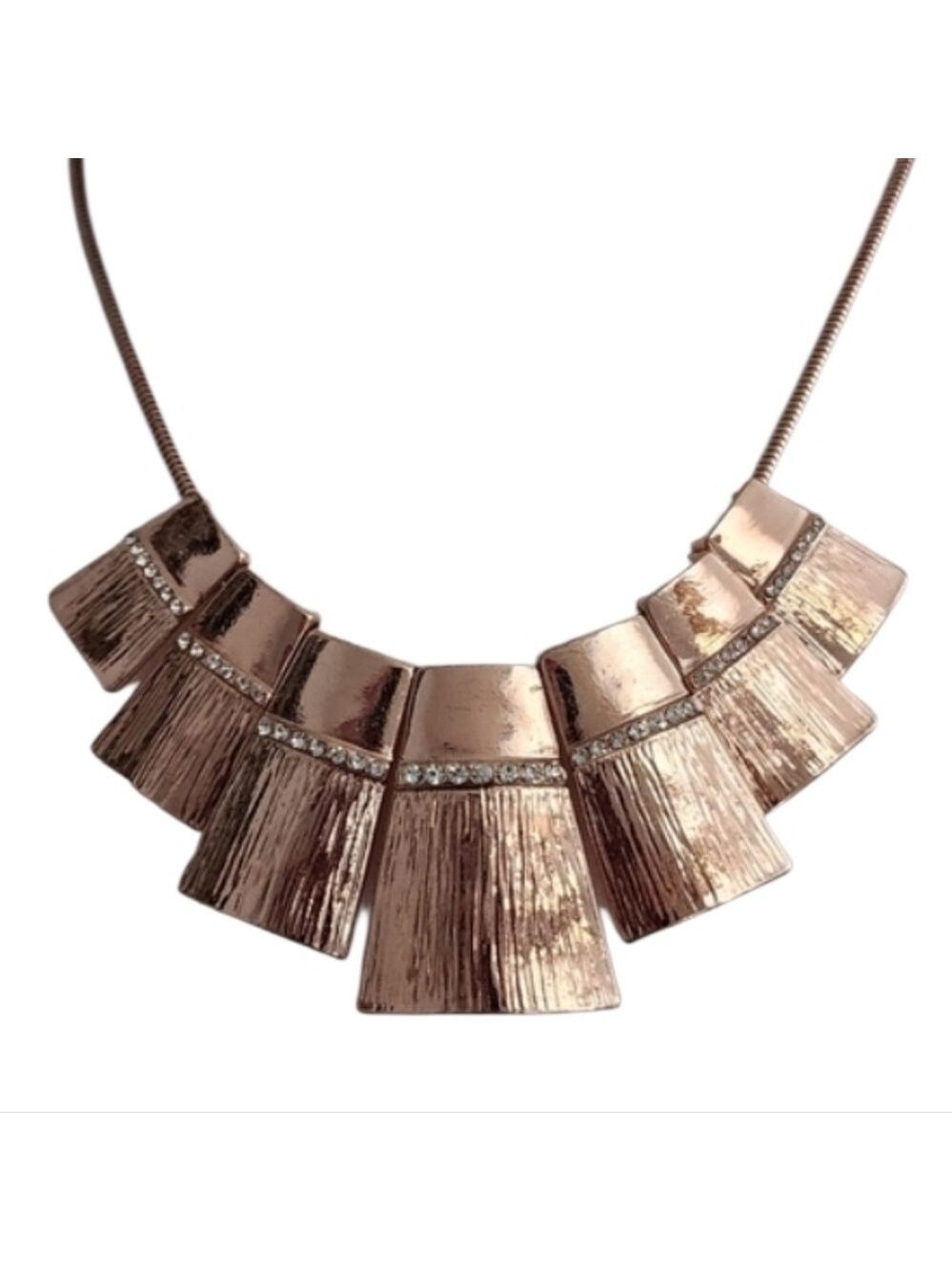 Rose Gold Crystal Necklace